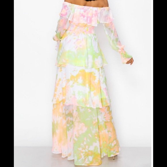 🔥Multi Color Maxi Dress🔥 - Picture 4 of 5